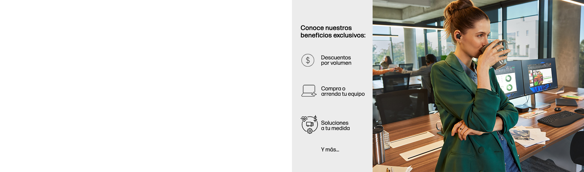 Conoce nuestros beneficios exclusivos: Descuentos por volúme...