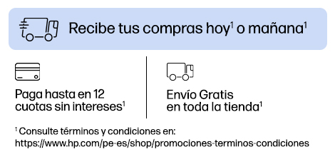 Paga hasta en 12 cuotas sin interés*  y envío gratis en toda la tienda* Recibe tus compras hoy* o mañana*  Haz click para ver términos.