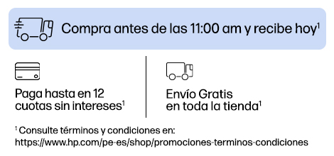 Paga hasta en 12 cuotas sin interés*  y envío gratis en toda la tienda* Compra antes de las 11:00 am y recibe hoy*  Haz click para ver términos.