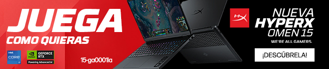 Juega como quieras. 2 vistas de la Nueva HyperX Omen15. Procesador Intel Core i7. NVIDIA&reg; GeForce RTX&trade; 5060. haz clic para descubrirla.