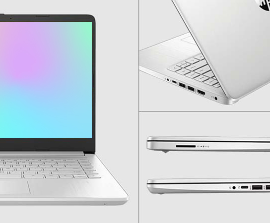 Fotografía de una laptop Probook 440 G9 en diferentes ángulo...