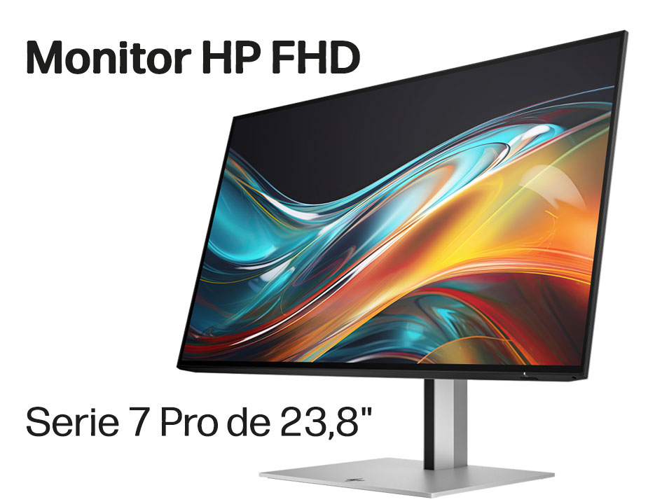 Monitor HP FHD Serie 7 Pro de 23,8 pulgadas